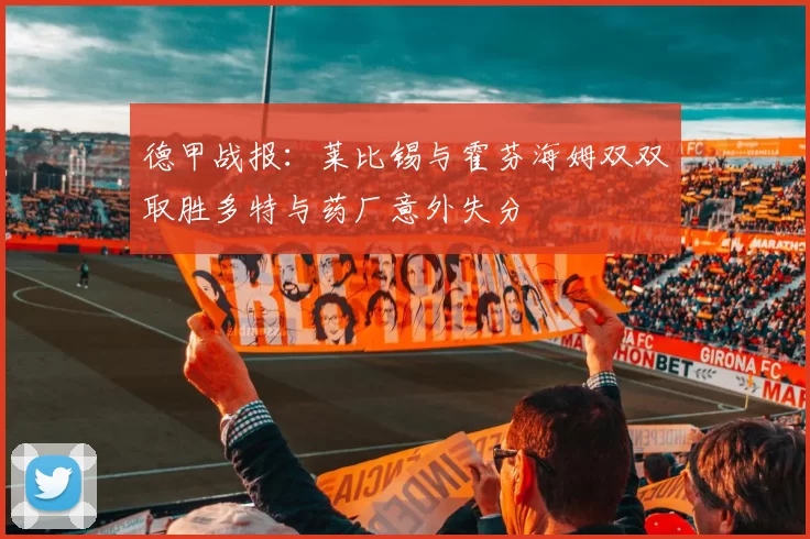 德甲战报：莱比锡与霍芬海姆双双取胜多特与药厂意外失分
